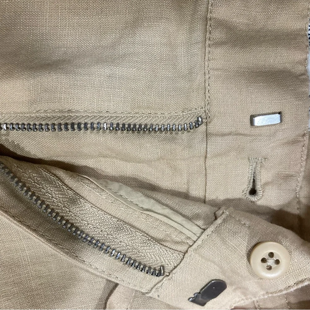 Banana Republic Women’s Khaki Linen Pants Size 6